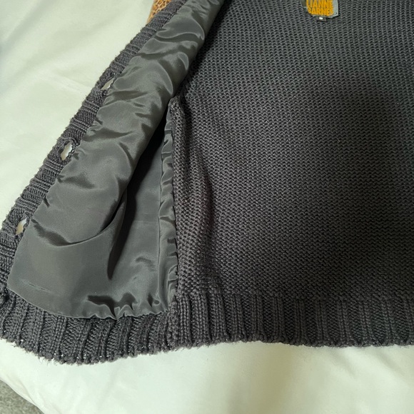 Vintage Lianne Barnes Leopard Cow Hair and Knit Vest - Picture 6 of 9